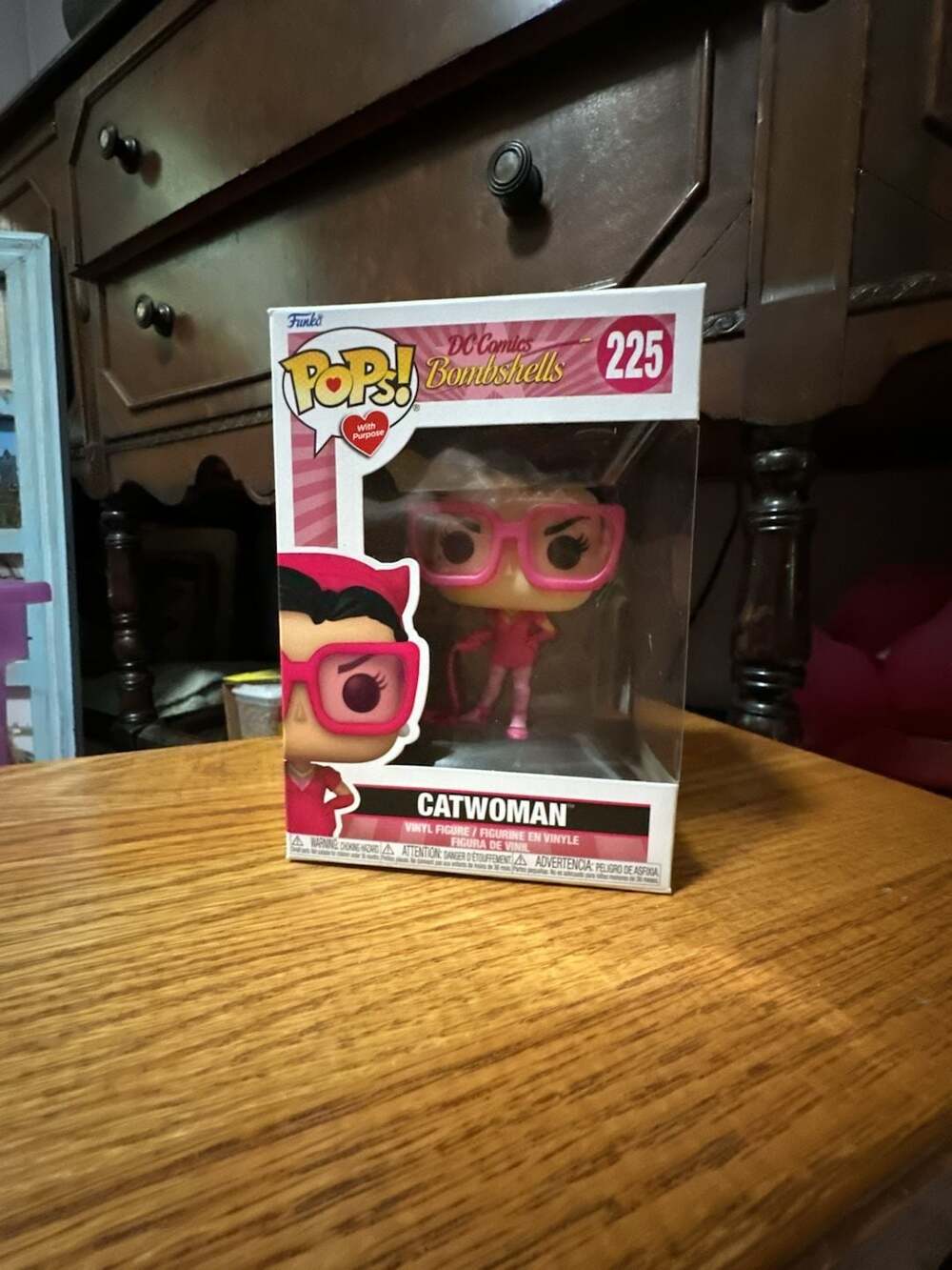 Funko Pop! DC Comics Bombshells Catwoman Vinyl Figure 225 Pink BCRF